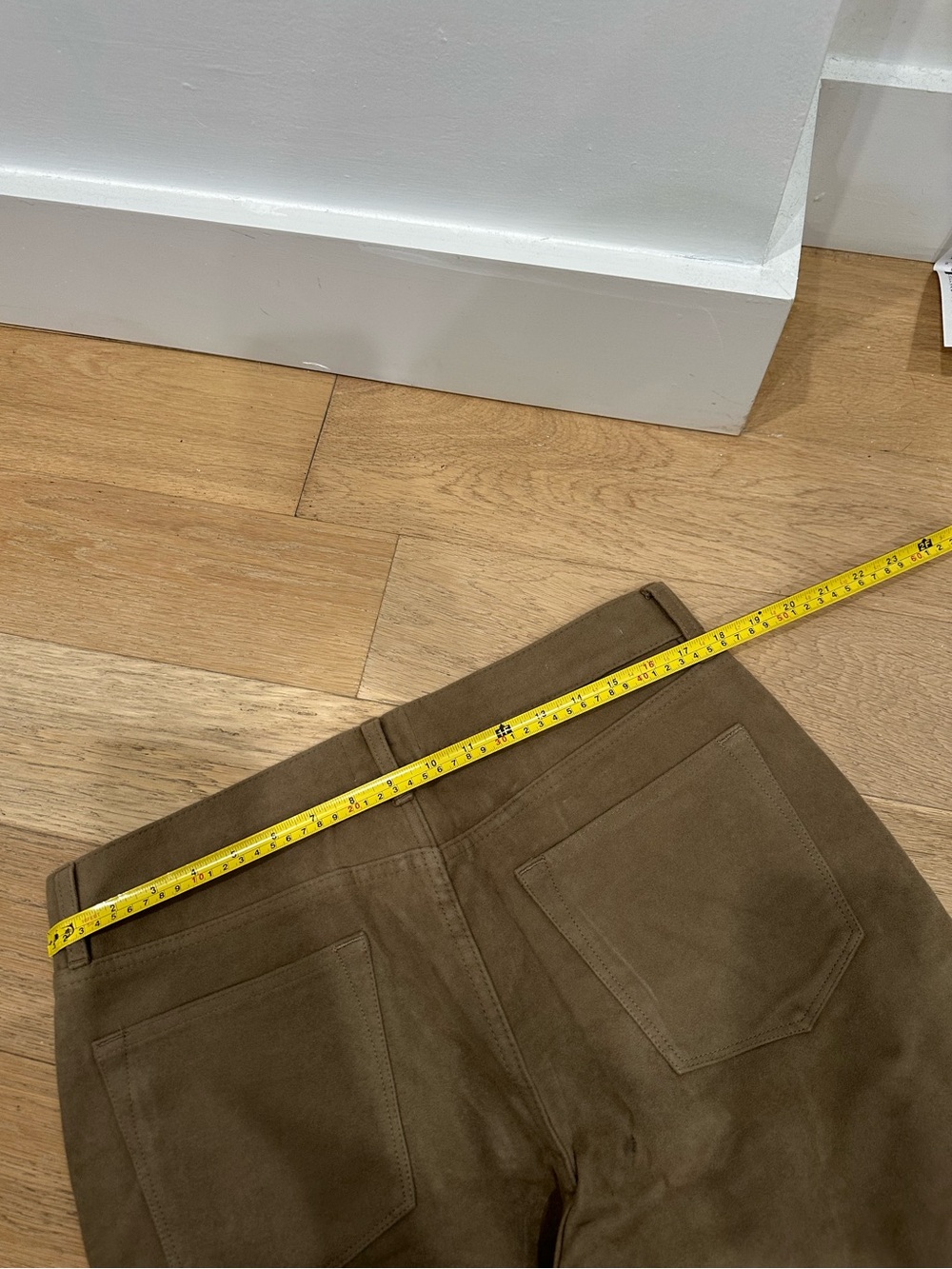 Sid Mashburn Trousers Men's 34x32 Brown Moleskin Button Fly Chino - Picture 11 of 12